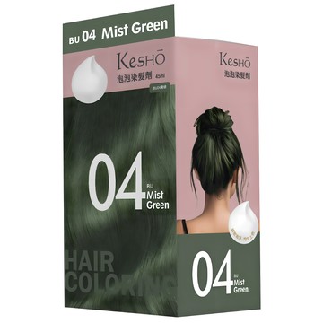 KeSHO 泡泡染髮劑  1個  霧綠