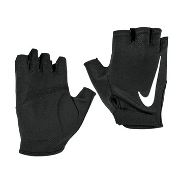 【NIKE耐吉】男用健身重訓舉重半指手套-黑色(N1012315091 / HQ5573091) 防滑止汗透氣孔洞 單車自行車健力適用 重量訓練 M GYM ESSENTIAL 2.0 女生生日禮物
