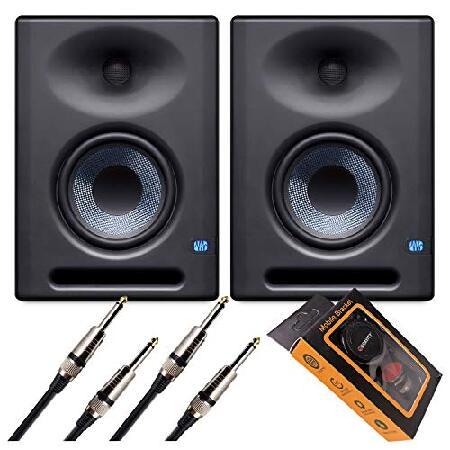 Pair of PreSonus Eris E5 XT inch Powered Studio Monitor 5" Powered Studio Monitor with Woven Composite LF Driver, 1" Silk-Dome HF Driver with Gravit