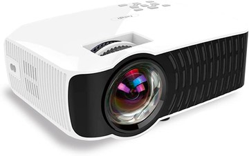 日本代購 FunLogy 投影機 小型投影儀 3300流明 全高清 對比度 100ANSI 流媒體  HDTV 1280 x 720  比較 3000:1  HDMI 用於連接的序列線   自動梯形校準