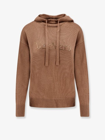 Wool and cashmere sweater with frontal logo - 'S MAX MARA - gender_Woman
