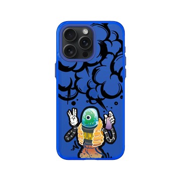 iPhone 15 Pro Max Clear 激光藍 - Graffiti / 街頭塗鴉 - 來畫點東西