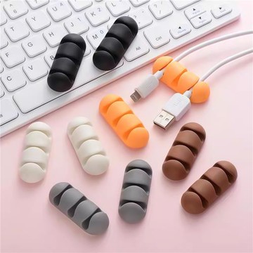 桌面充電線固定器網線走線神器家用理線卡數據線辦公室整理固定夾