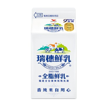 冷藏-瑞穗全脂鮮乳400ml（盒） _廠商直送
