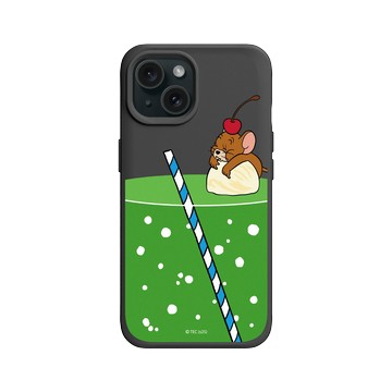 iPhone 15 SolidX 黑 - 湯姆貓與傑利鼠 Tom and Jerry - 冰淇淋蘇打