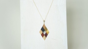 WoodCrystal 綴鑽項鍊