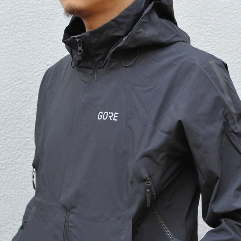 ゴアウェア GORE WEAR C7 GTXプロ フーディッド ジャケット フード付きジャケット GORE-TEX Pro ゴアテックスプロ メンズ BK.jpg