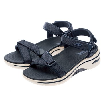 SKECHERS 女鞋 健走系列 涼鞋 拖鞋 GO WALK ARCH FIT 2.0 SANDAL - 140876NVY