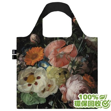 【LOQI】環保春捲包/購物袋｜博物館系列-瑞秋·魯伊希 花卉靜物_廠商直送