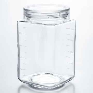 NITORI 透明上蓋玻璃罐 1000ML