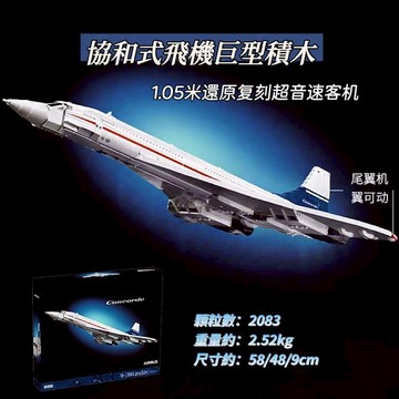 ⚡協和號客機⚡ICONS系列10318 Concorde 巨大型飛機 樂高積木 模型擺件 玩具 禮物 【LES積木】
