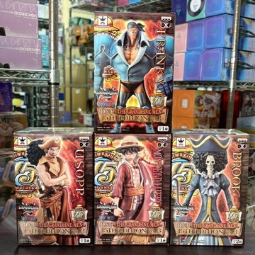 🌀日版客🌀 金證 航海王 DXF 魯夫 騙人布 佛朗基 布魯克 15TH 15周年 日版 海賊王 公仔
