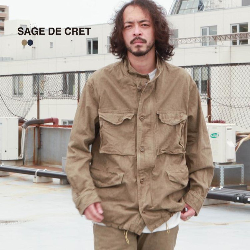 サージュデクレ SAGE DE CRET シャツ ジャケット C/Lヘビーツイル M65 ...