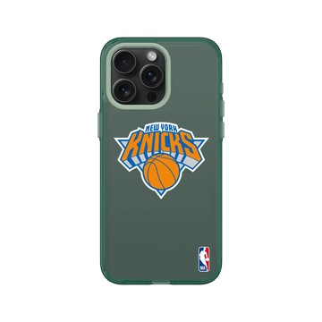 iPhone 15 Pro Max Clear 憂墨綠 - NBA - Logo-紐約尼克 New York Knicks