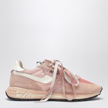 Reelwind Super Vintage sneakers in pink nylon and suede