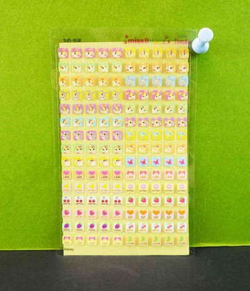 【震撼精品百貨】Bambi 小鹿班比 透明小貼紙-邦妮 震撼日式精品百貨