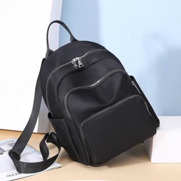 牛津布雙肩包女背包防水帆布時尚百搭大學生書包輕便旅行包大容量