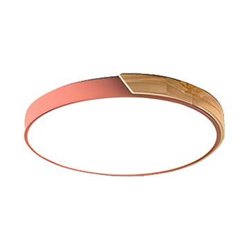 Honey Comb 北歐馬卡龍LED54W遙控調光調色臥室吸頂燈 50 x 5cm 粉色  1個