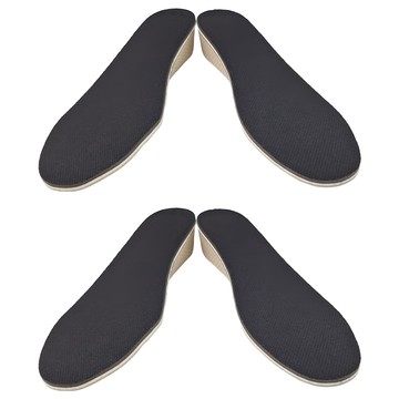 透氣增高鞋墊 2雙 全墊  3.5cm  黑色