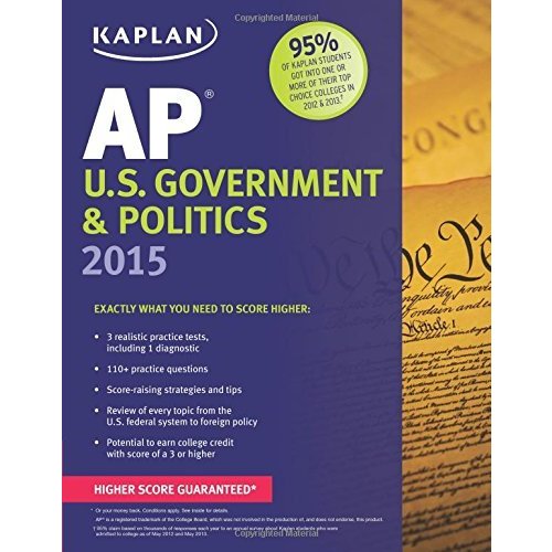 Kaplan AP Government  Politics 2015 (Kaplan AP Series)