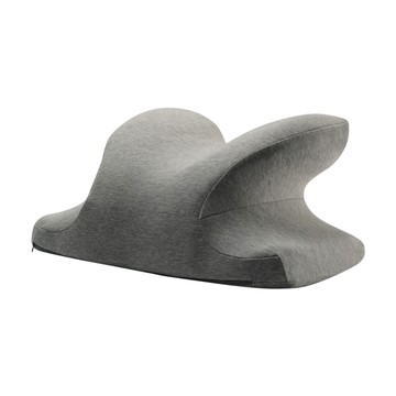 【挪威森林】竹炭記憶棉升級版環抱式午睡枕-成人款(趴睡枕 擁抱枕 手臂不壓迫)深灰色