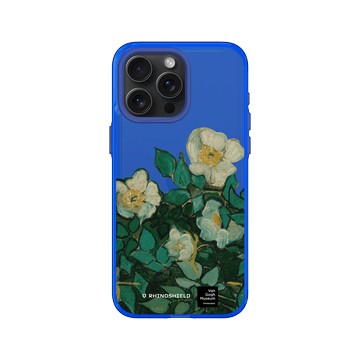 iPhone 15 Pro Max Clear 激光藍 - Van Gogh Museum - 野玫瑰
