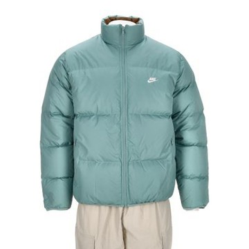 Nike AS TF Club Puffer Jacket 男款 藍綠色 立領 保暖 羽絨 外套 IB2976-017