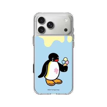 iPhone 17 Pro Max Clear Case（相機按鈕） 透明 - Pingu 企鵝家族 - Pingu - 我的冰淇淋