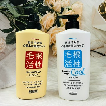 日本 JUNYAKU 毛根活性洗髮精 頭皮調理 頭皮養護 550ml 一般款/涼爽款 兩款供選｜全店$299 全家取貨免運｜滿額折500｜APP下單最高賺19%點數⚡季節髮品
