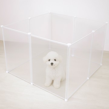 Life Lance 寵物 透明 圍欄 8片  1個  混色  50公分 x 70公分