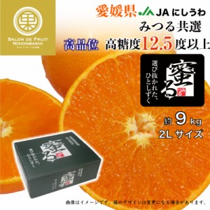 [予約 2023年 12月1日-12月25日の納品] 蜜る 約10kg 2L 愛媛県産 JAにしうわ 西宇和みかん