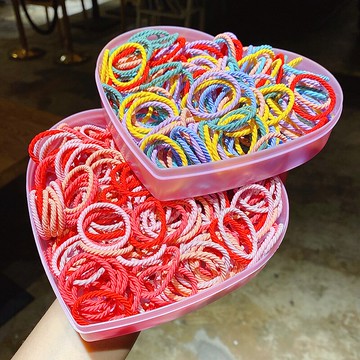 兒童扎頭發橡皮筋不傷發彈性好女童高彈力寶寶發圈頭飾小女孩頭繩