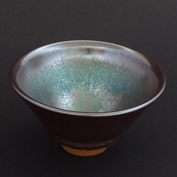 曜變藍金天目-鬥茶碗160cc(極品)│聖誕禮物