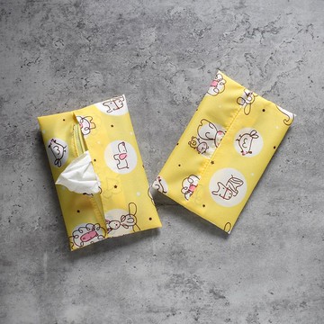 輕薄防水傘布 面紙包/小物包_速寫動物