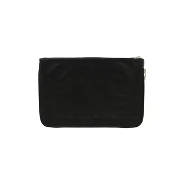 SAINT LAURENT 375944 皮革手拿包 黑色