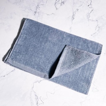 LIFE 來福牌 初秋雨晴洗臉巾 4條 藍色 柔軟親膚 吸水性佳