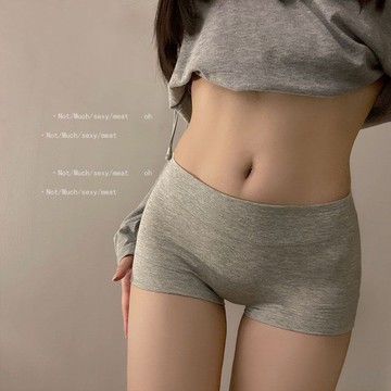 內褲 Ins美式中腰束腹純棉內褲抗菌襠平底內褲四角包臀內褲涼感褲大尺碼內褲 10809