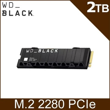 WD 黑標 SN850X 2TB 散熱片 NVMe PCIe SSD WDS200T2XHE