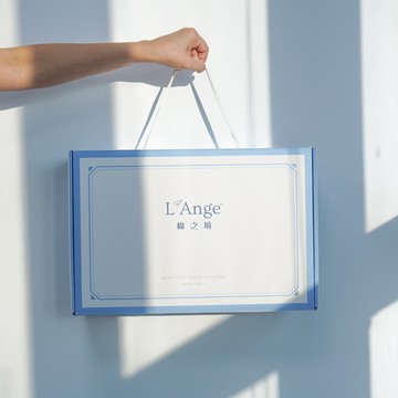 L'ange - 棉之境 經典純棉紗布巾禮盒組-藍色