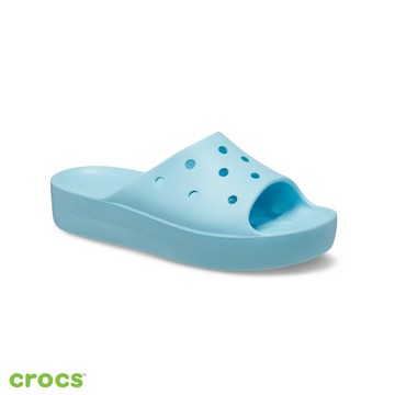 Crocs卡駱馳 (女鞋) 經典厚底涼拖 208180-411_洞洞鞋
