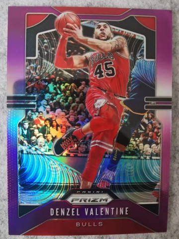 19-20 Panini Prizm #66 瓦倫丁（Denzel Valentine）75編 紫折