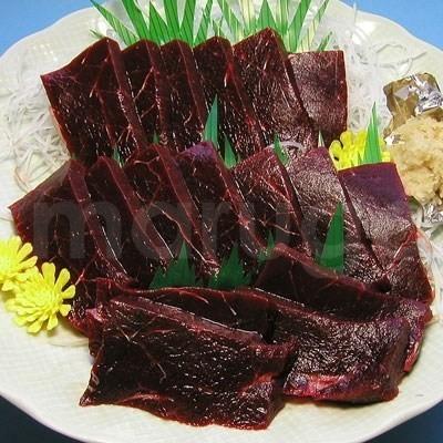 懐かしの味　刺身用くじら　赤肉　約180ｇ前後×２個入