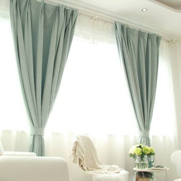 【優選百貨】窗簾 高檔加厚棉麻北歐遮光 試衣間門簾酒店公寓窗簾成品