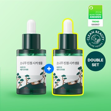 ROUND LAB Pine Calming Cica Ampoule 30ml Double Pack