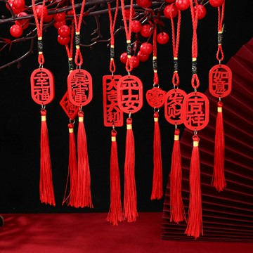 新年吉祥掛飾 吊飾 新春裝飾 盆栽掛飾 掛件 配件隨身裝扮 包包掛飾 過年 農曆年 【BlueCat】【RNY0253】