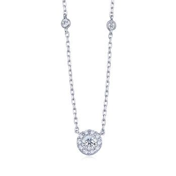 鑽之頌 永恆之頌 18K金鑽石項鍊