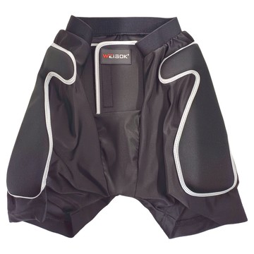 感恩使者 防撞褲 黑色灰邊 全方位保護  S  1個