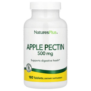NaturesPlus, 蘋果果膠，500毫克，180片