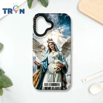 TRON IPHONE 16 聖母寫實派 防摔 MAGSAFE 磁吸 太空載具殼 透白 手機殼