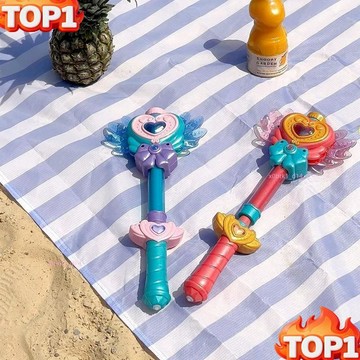 台灣熱銷 玩水用品x抽拉式水槍 仙女棒造型水槍 200263866